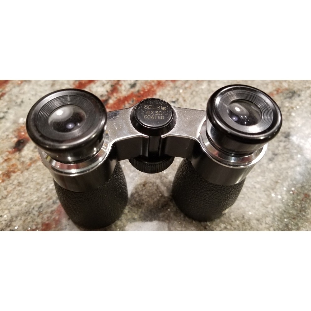 Selsi 4x30 Coated Vintage Binoculars- Made in Japan - Picture 2 of 6